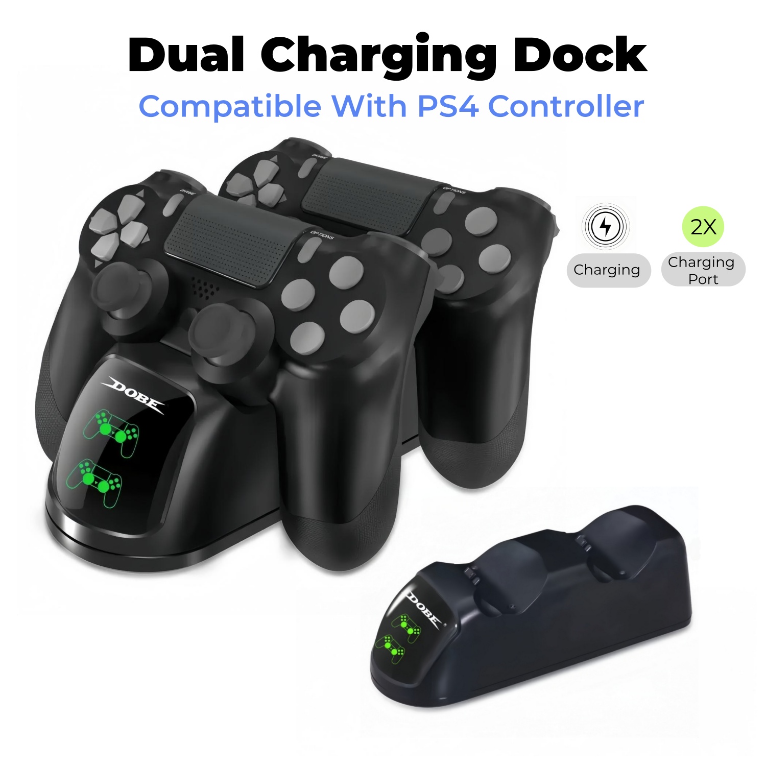 Esports Gaming Station - Base de Carga Doble para Control