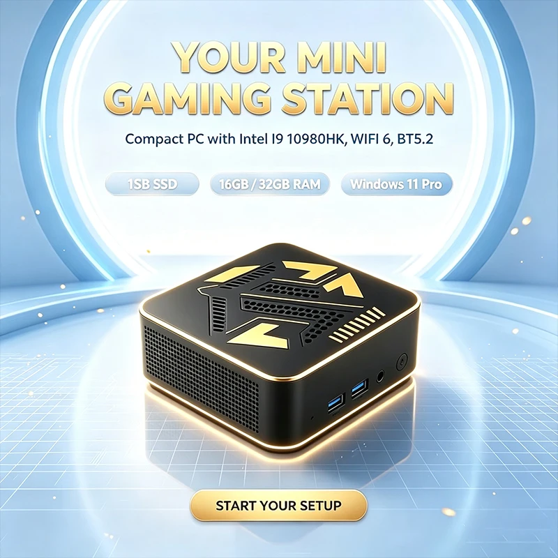 Esports Gaming Station - Mini PC para Juegos Intel I9
